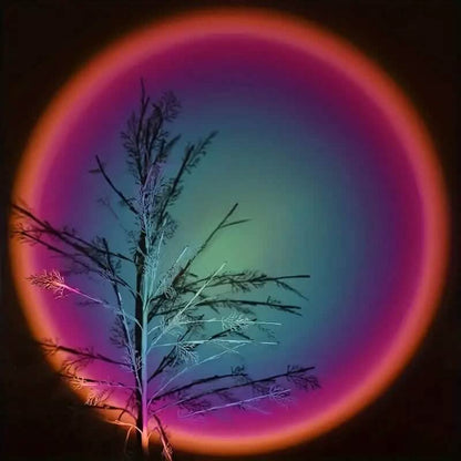 LED Projection Sunset Rainbow Lamp