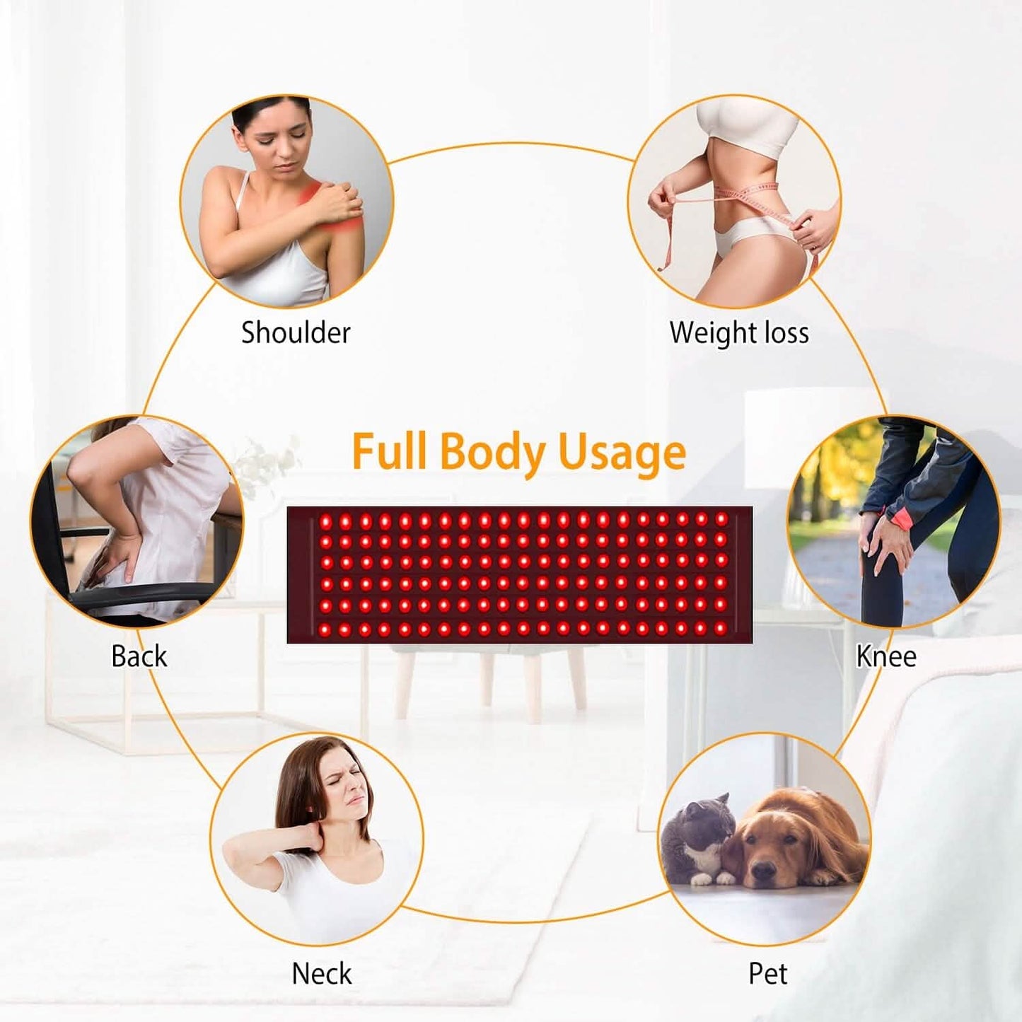 LED Red Light Therapy Belt