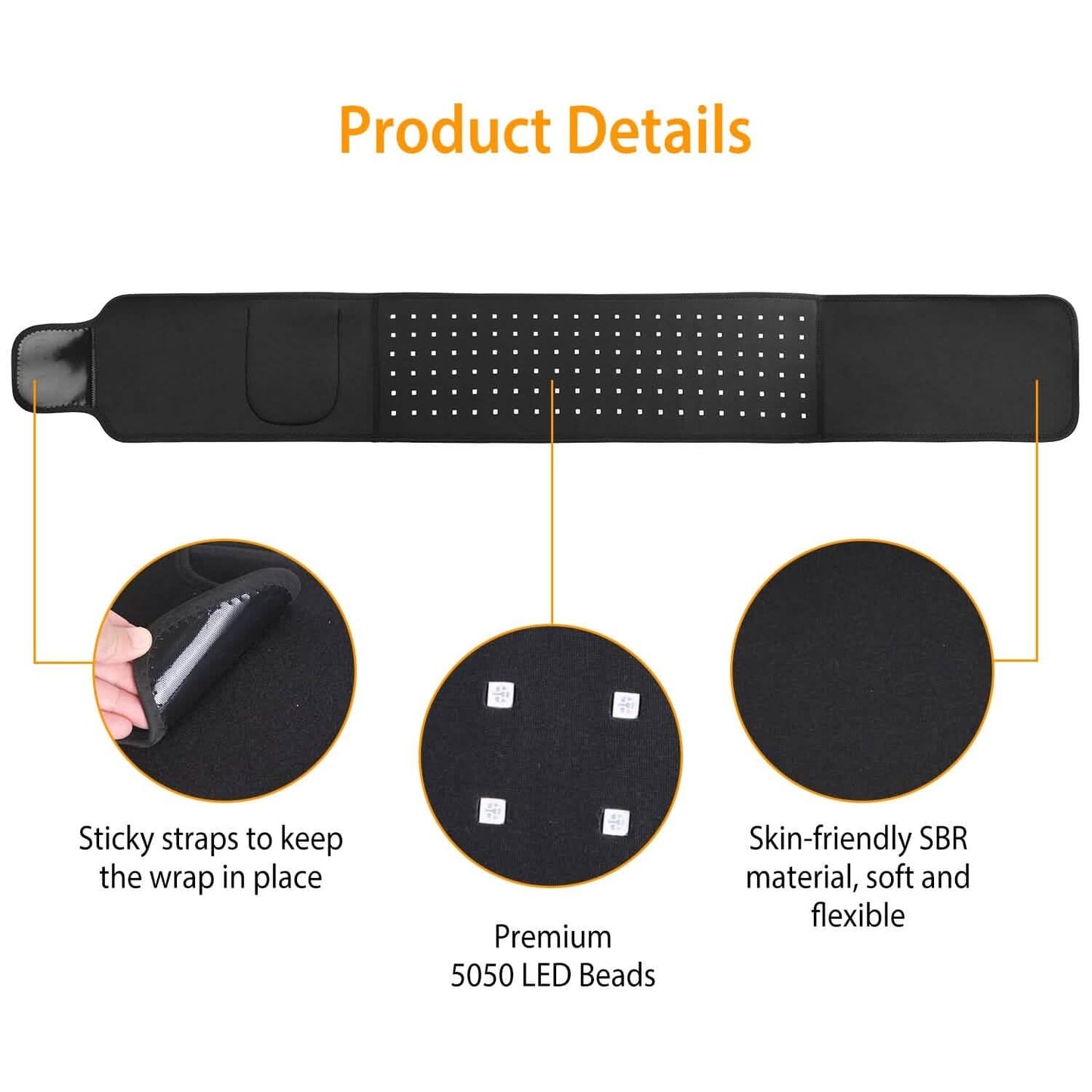 LED Red Light Therapy Belt
