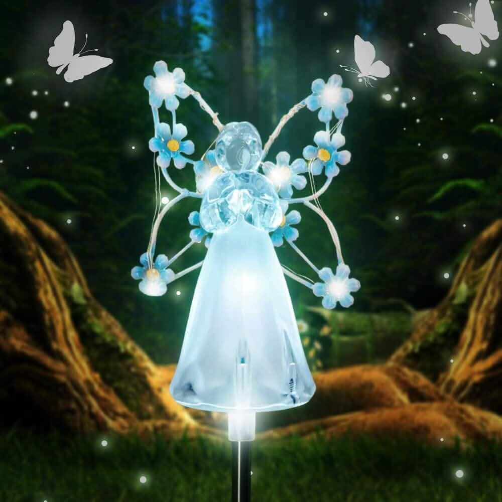 LED Solar Angel Garden Stake Lights