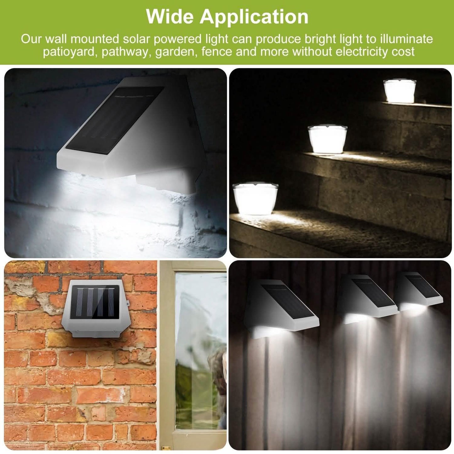 LED Solar Powered Stair Lights