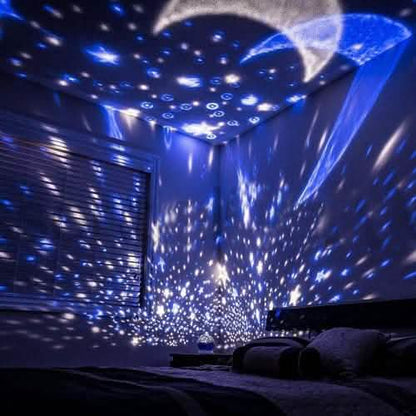 LED Star & Moon Night Time Projector