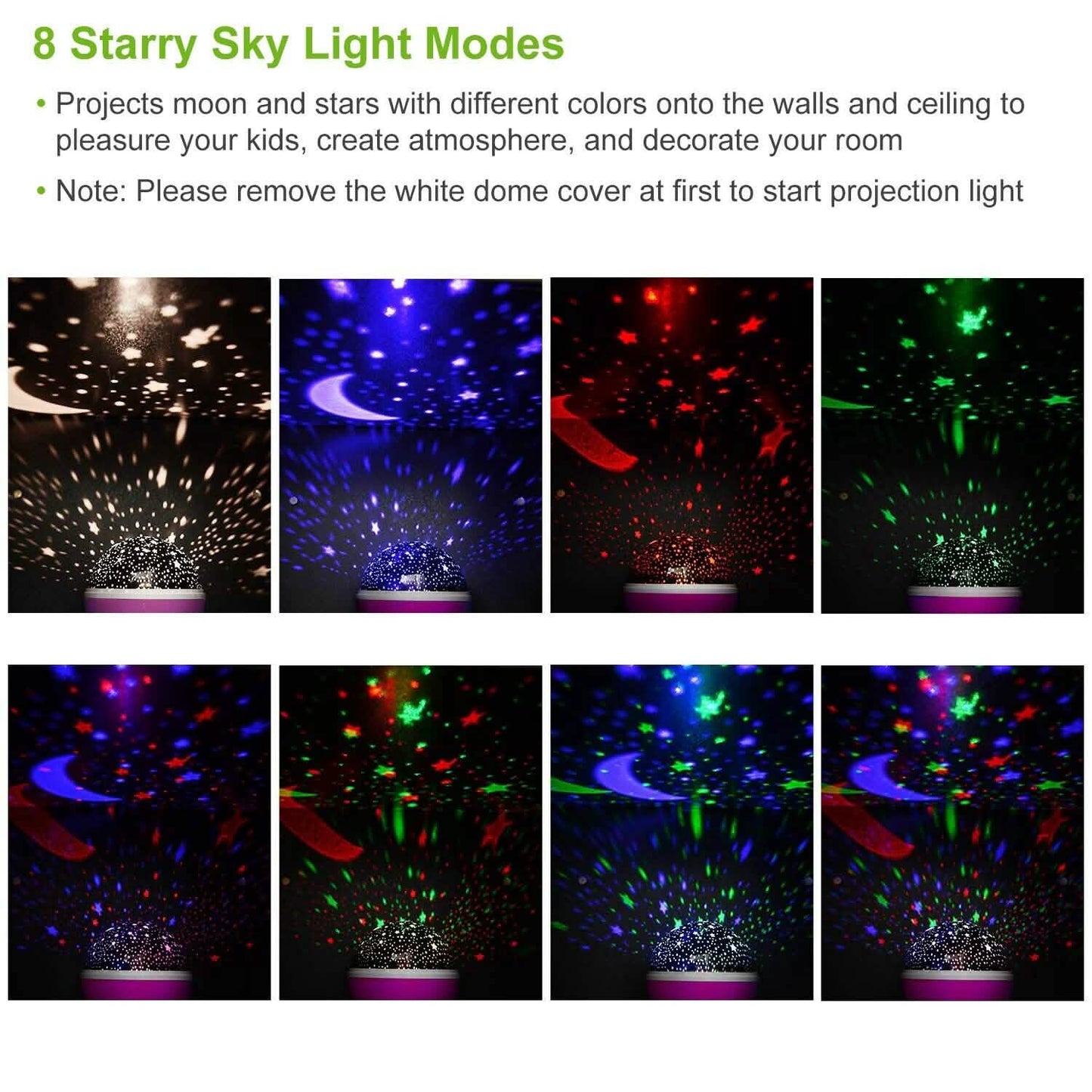 LED Star Sky Projector Night Light