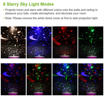 LED Star Sky Projector Night Light