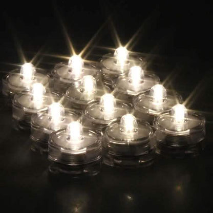 LED Submersible Waterproof Floral Decoration Tea Vase Battery Light Candles