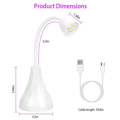LED UV Nail Lamp Polish Dryer Lamp