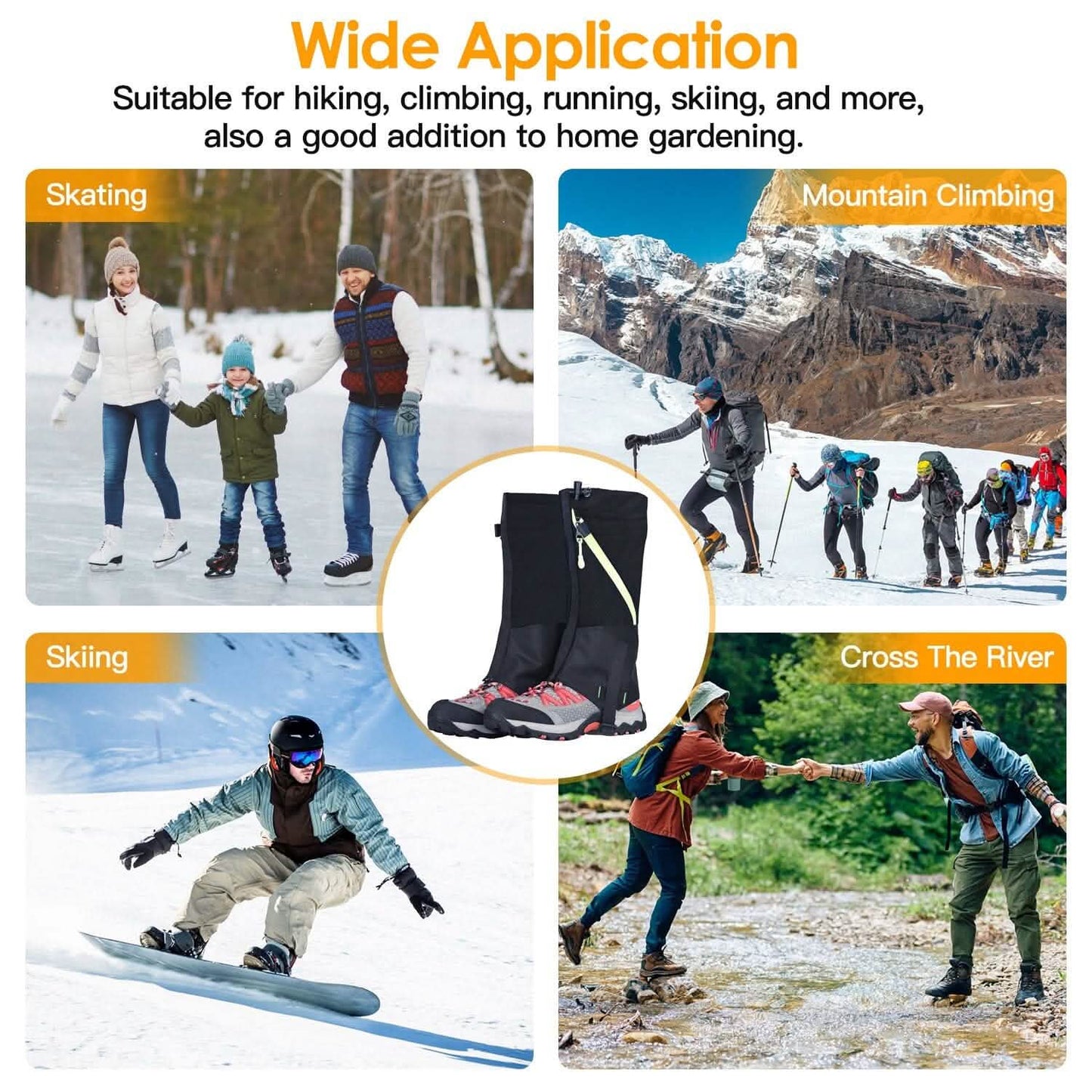 Leg Gaters Waterproof Snow Boot