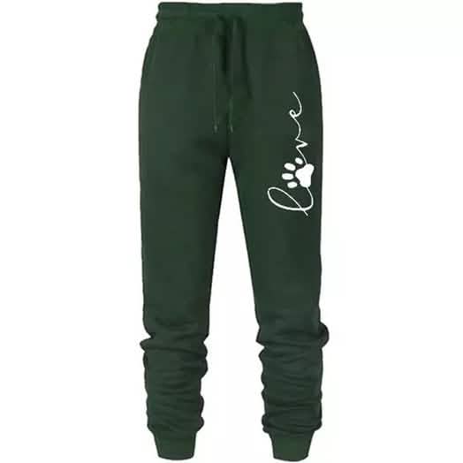 Leo Rosi Women's Love Dog Paw Print Joggers