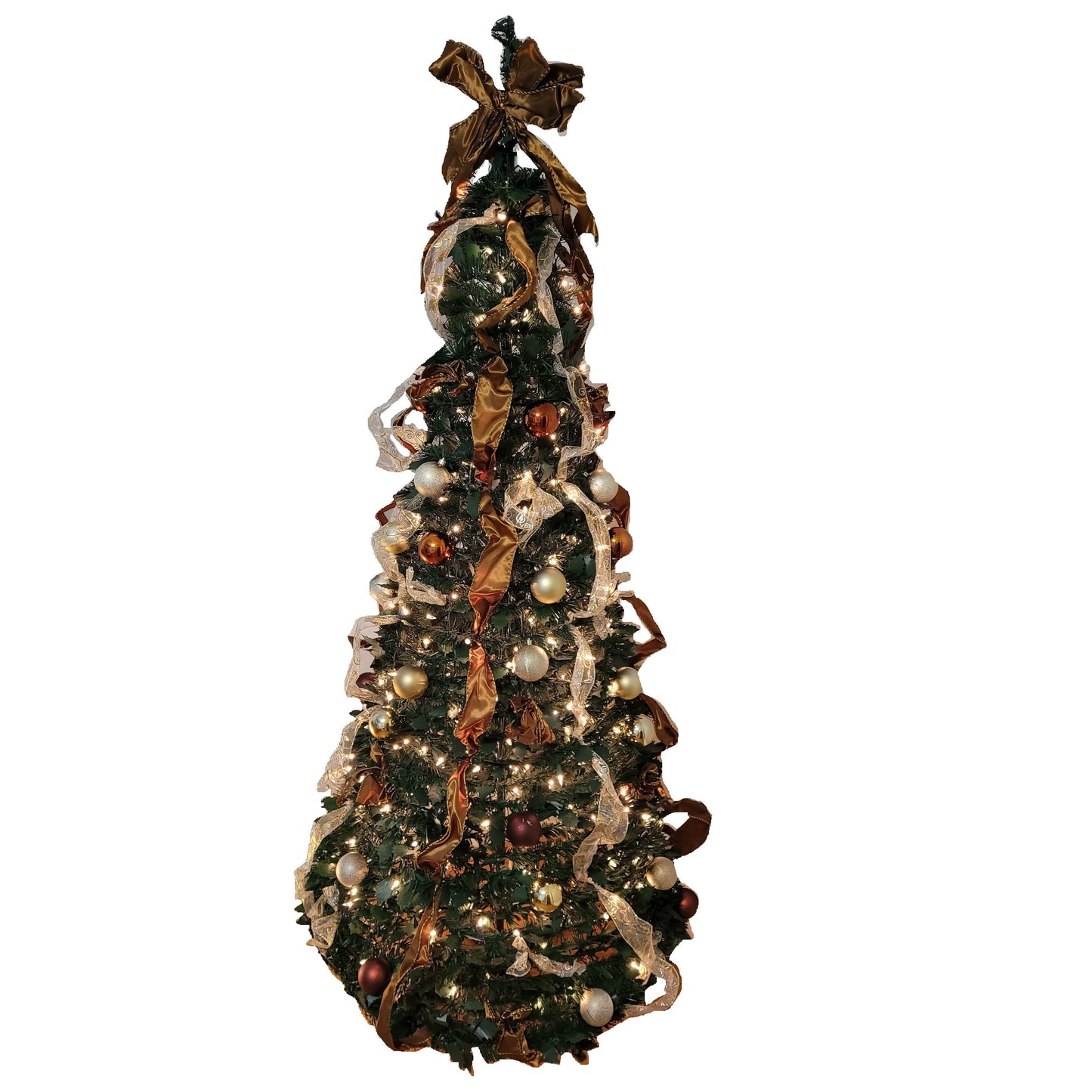 Let It Snow Holiday Collection Pop-Up Tree with Clear Lights - Assorted Styles