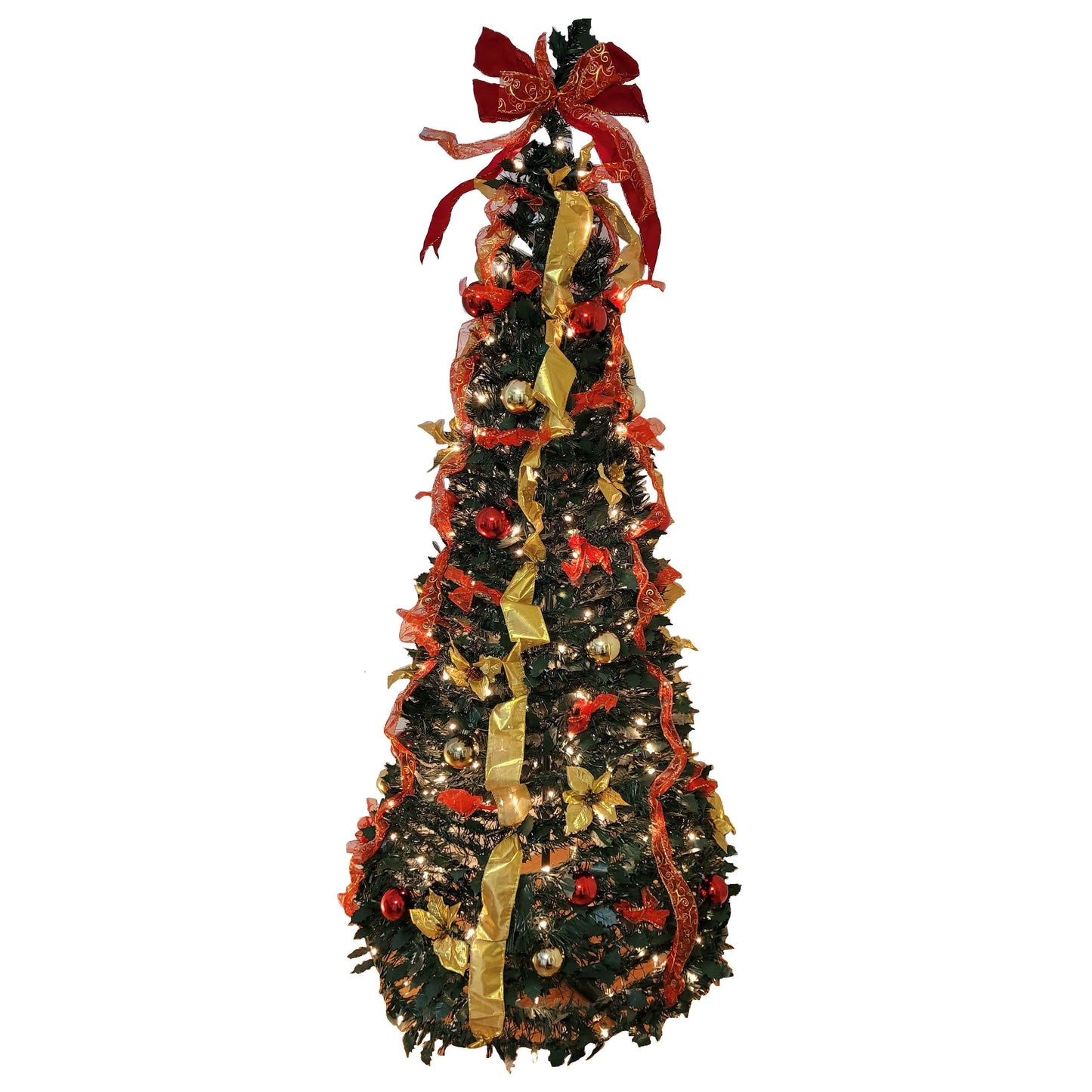 Let It Snow Holiday Collection Pop-Up Tree with Clear Lights - Assorted Styles