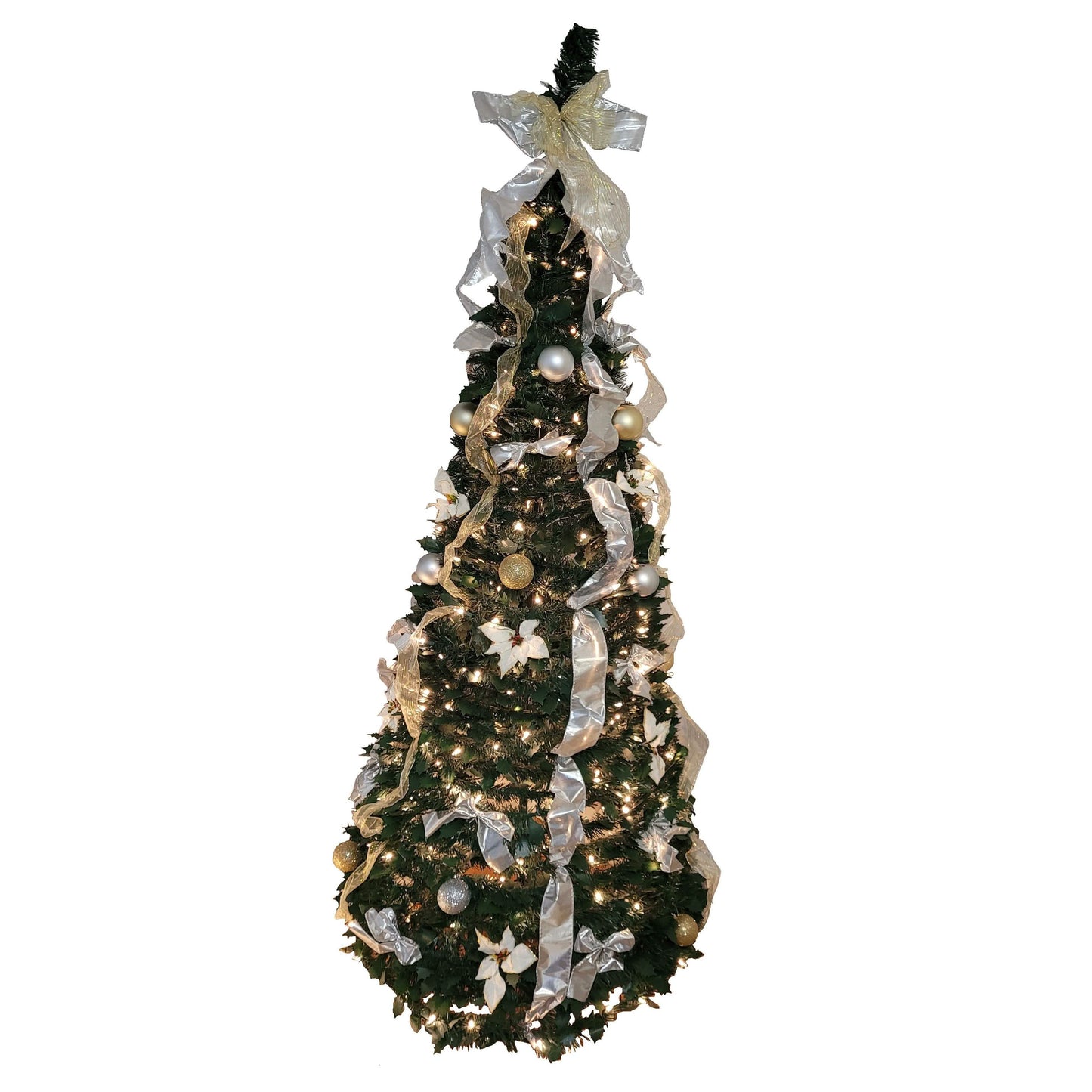 Let It Snow Holiday Collection Pop-Up Tree with Clear Lights - Assorted Styles