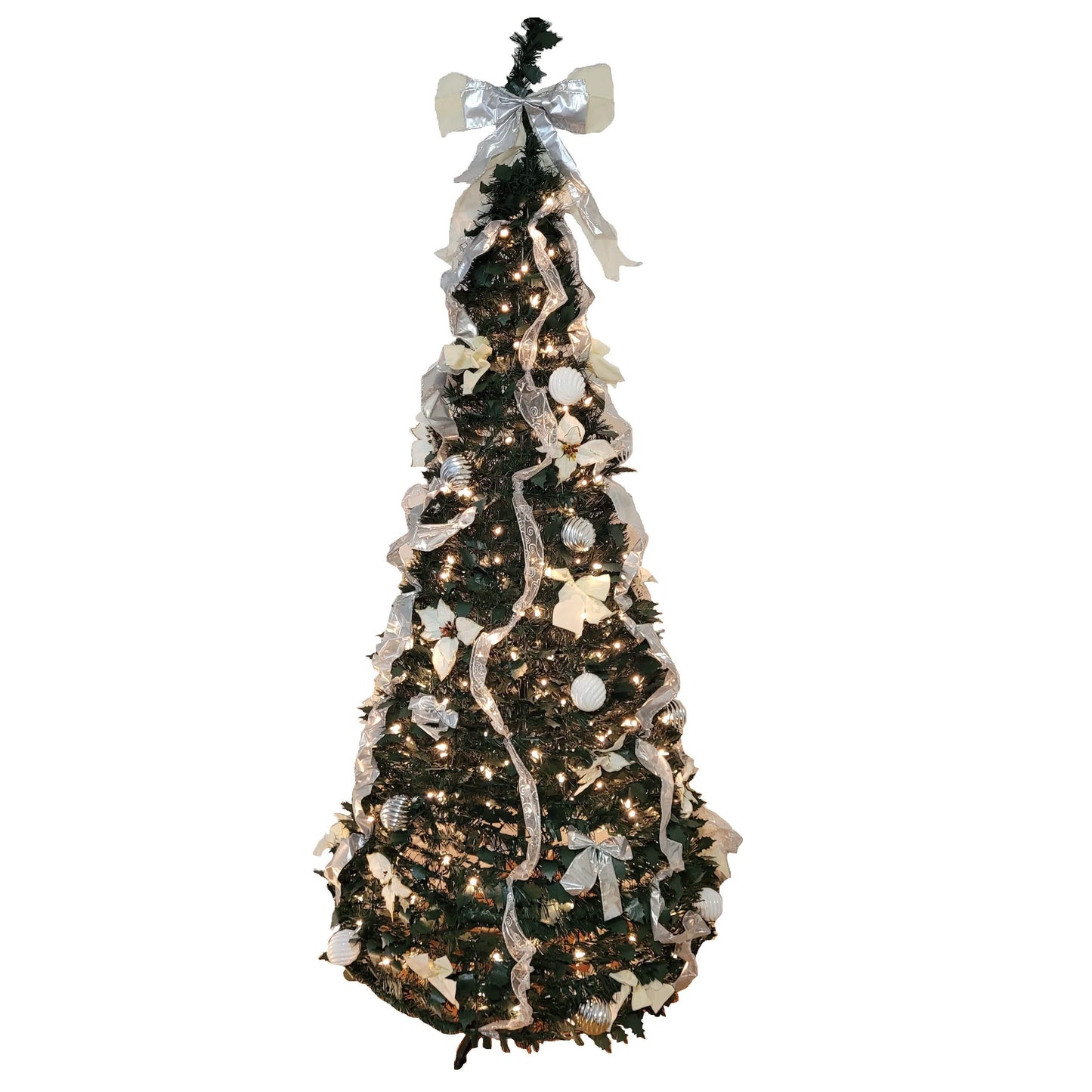 Let It Snow Holiday Collection Pop-Up Tree with Clear Lights - Assorted Styles