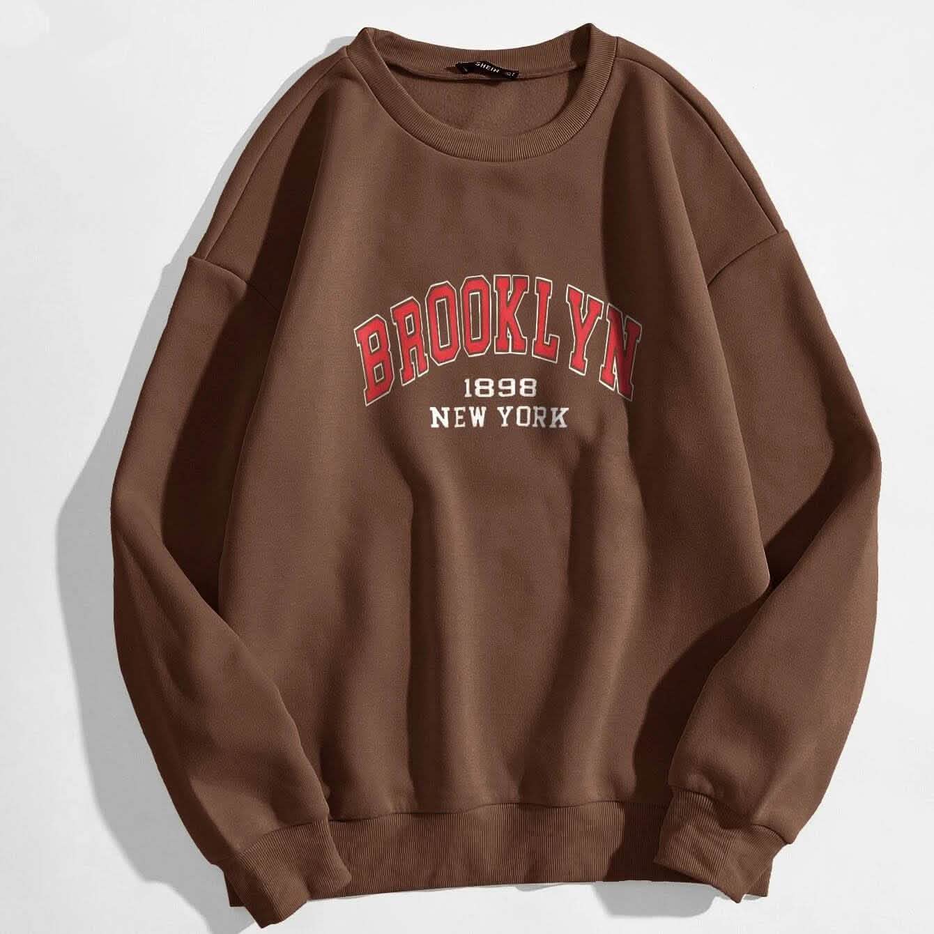 Letter Graphic Thermal Lined Sweatshirt