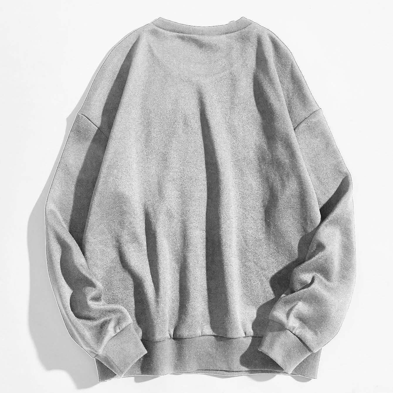 Letter Graphic Thermal Lined Sweatshirt
