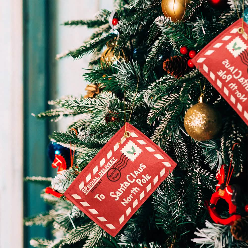 Letter to Santa Claus Ornament