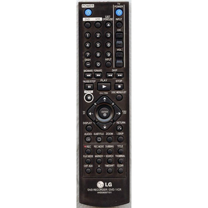 LG AKB36097101 DVDR Remote Control