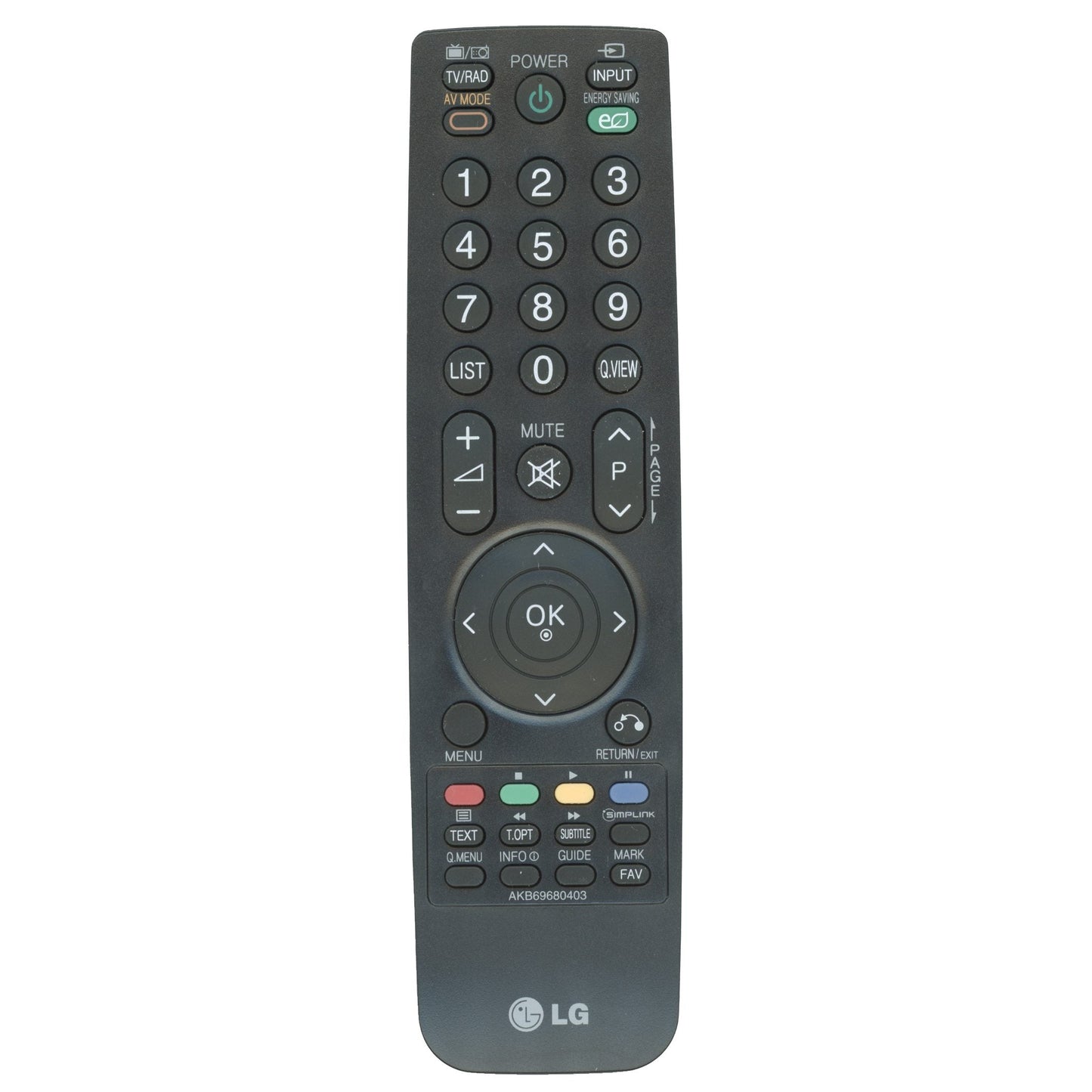 LG AKB69680403 TV Remote Control