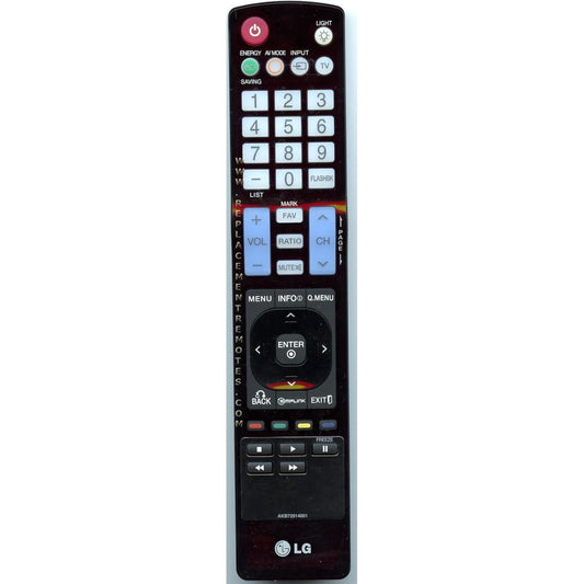 LG AKB72914001 TV Remote Control