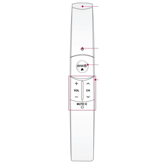 LG AKB73035402 SMART TV Remote Control
