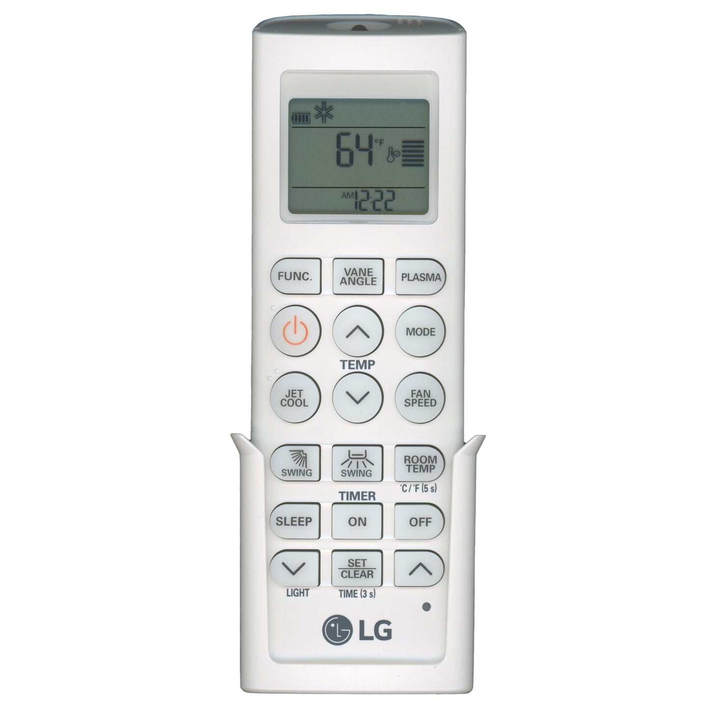 LG AKB73455712 Ceiling Cassette Single Zone Multi Air Conditioner Remote Control with Wall Mount - AKB73455712