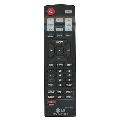 LG AKB73575401 Sound Bar Remote Control - AKB73575401