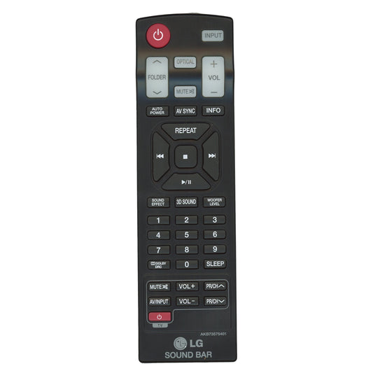 LG AKB73575401 Sound Bar Remote Control - AKB73575401