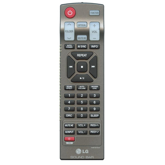 LG AKB73575431 Sound Bar Remote Control