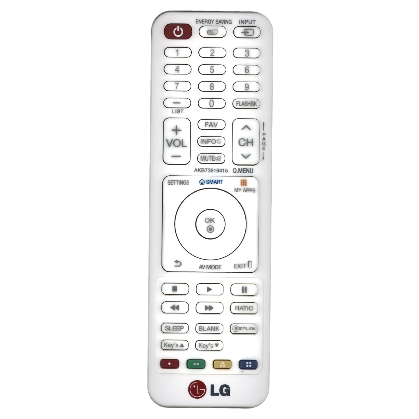 LG AKB73616415 TV Remote Control