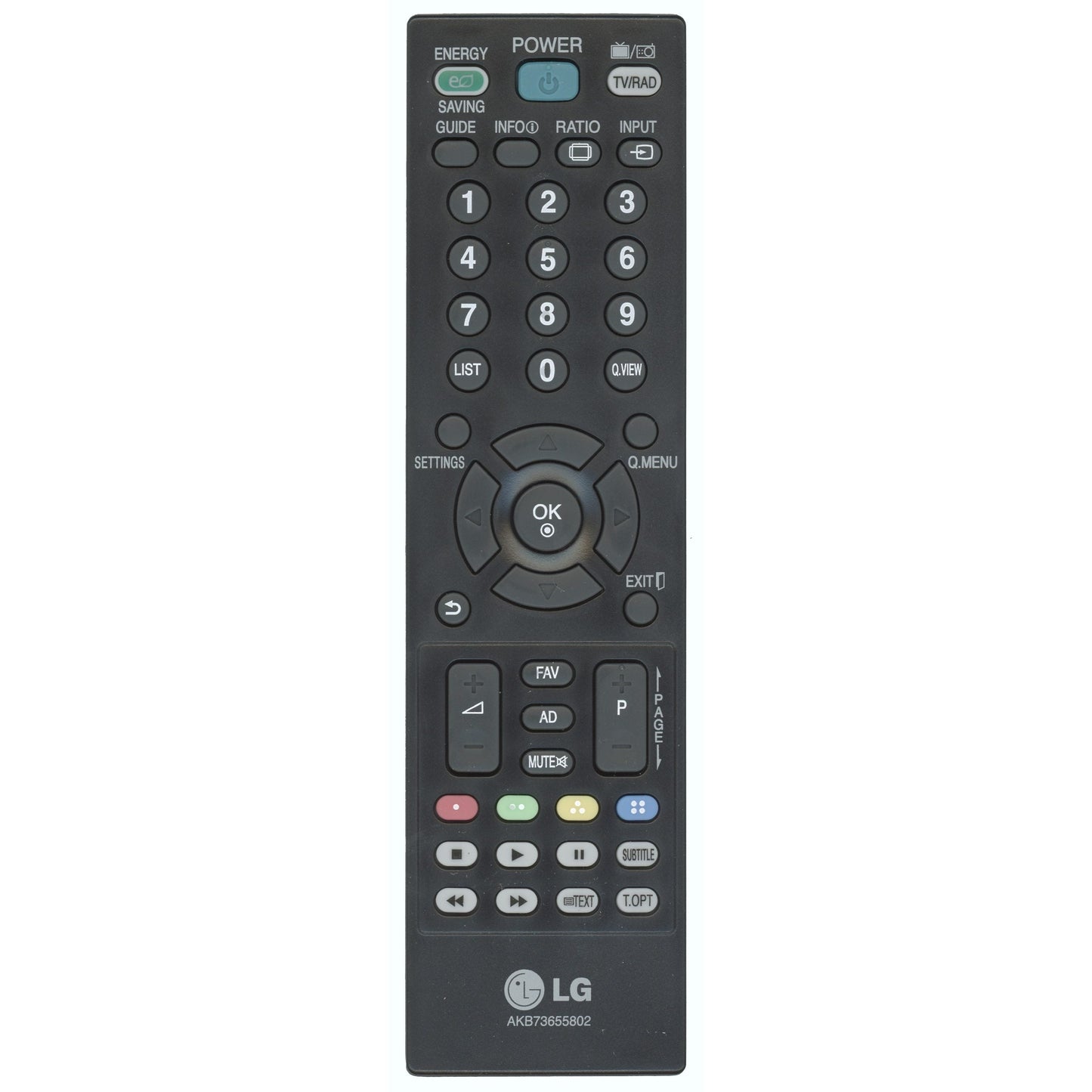 LG AKB73655802 TV Remote Control