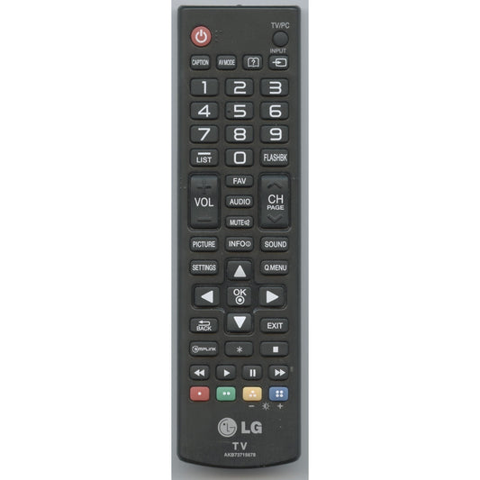 LG AKB73715678 TV Remote Control