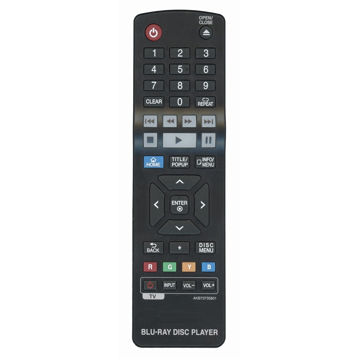 LG AKB73735801 Blu-ray Remote Control - COV34685601