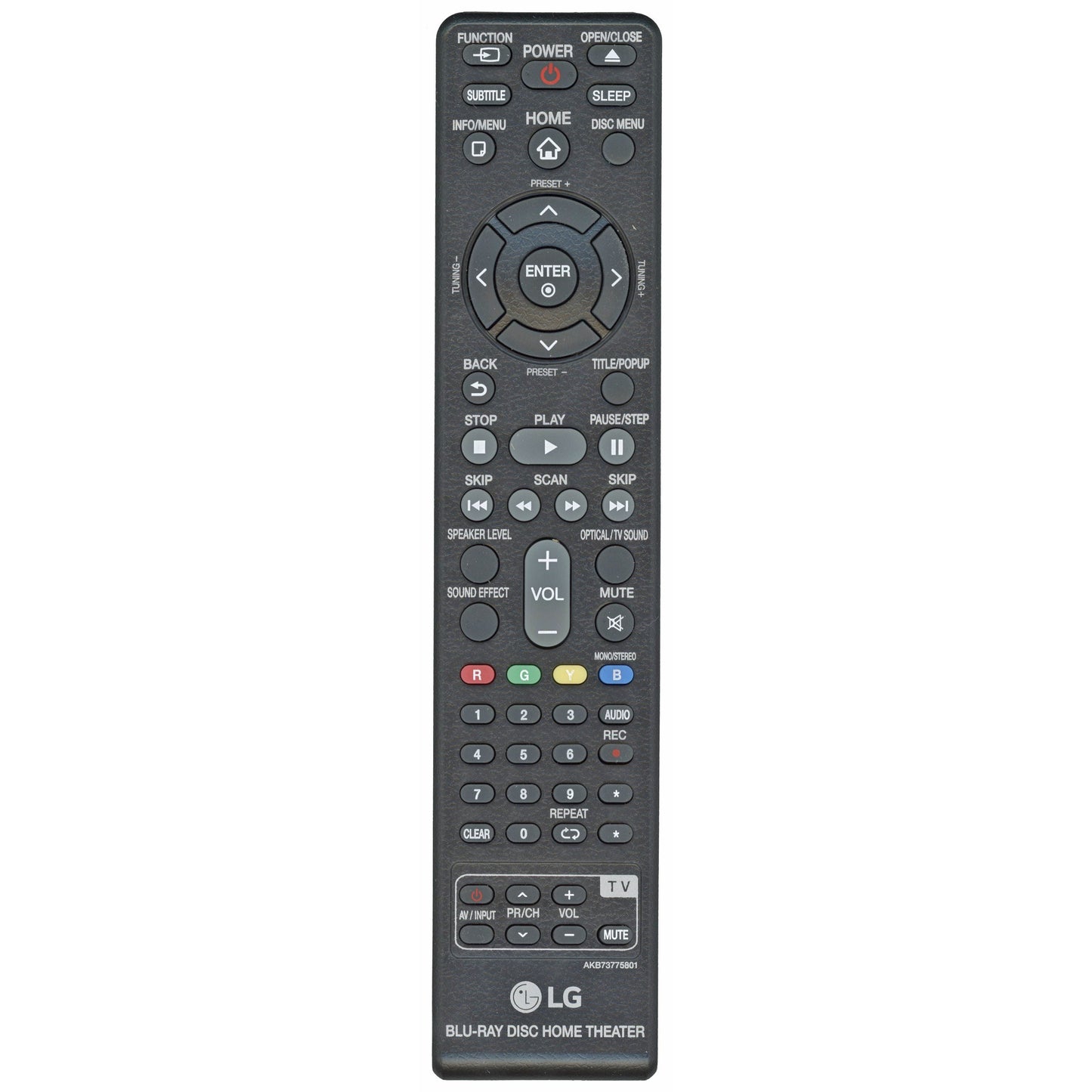 LG AKB73775801 Home Theater Remote Control