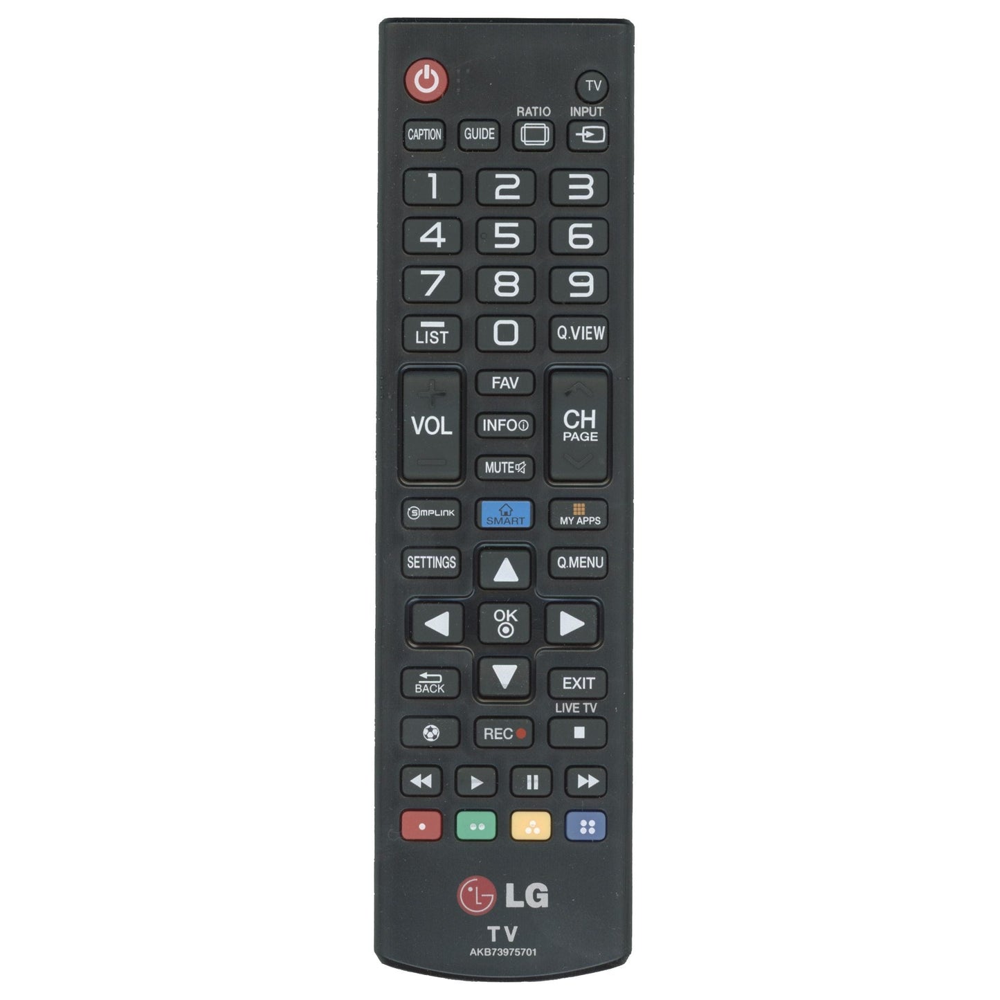 LG AKB73975701 TV Remote Control