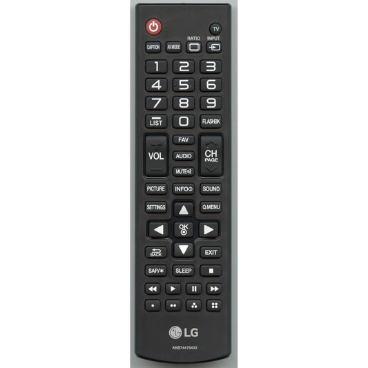 LG AKB74475433 TV Remote Control