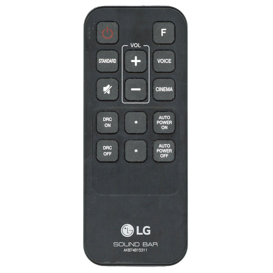 LG AKB74815311 Sound Bar Remote Control