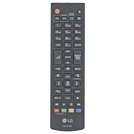 LG AKB74915384 Monitor Remote Control