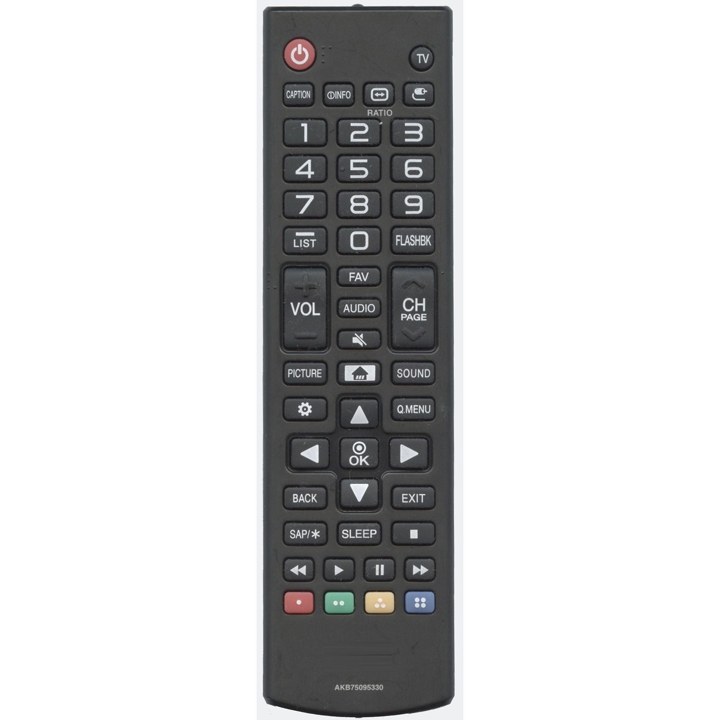 LG AKB75095330 IR TV Remote Control - AKB75095330