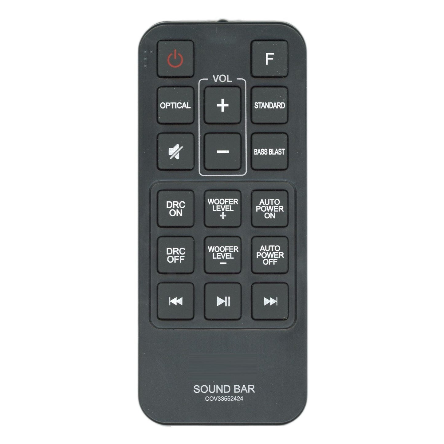 LG COV33552424 Sound Bar Remote Control