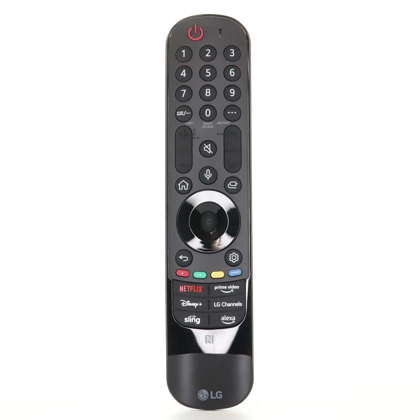 LG MR23GN Magic TV Remote Control | NFC | Voice | Netflix | Prime Video | Disney+ | Lg Channels | Sling | Alexa - AKB76043202