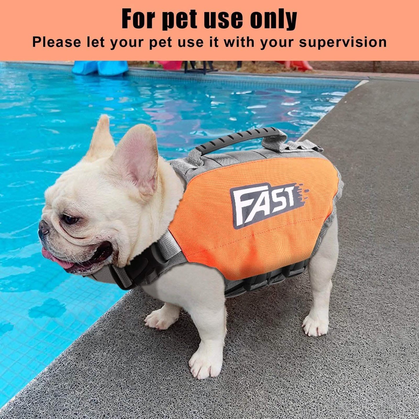 Life Jacket Reflective Safety Vest with Adjustable Buckles & Durable Rescue