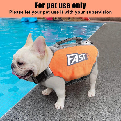 Life Jacket Reflective Safety Vest with Adjustable Buckles & Durable Rescue