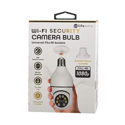 LifeWare Wireless 360-Degree Light Bulb Security Camera
