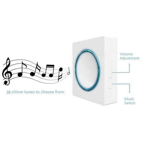 Liger Portable Waterproof Wireless Doorbell Kit