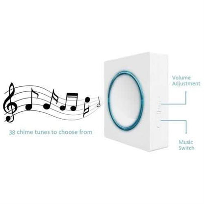 Liger Portable Waterproof Wireless Doorbell Kit