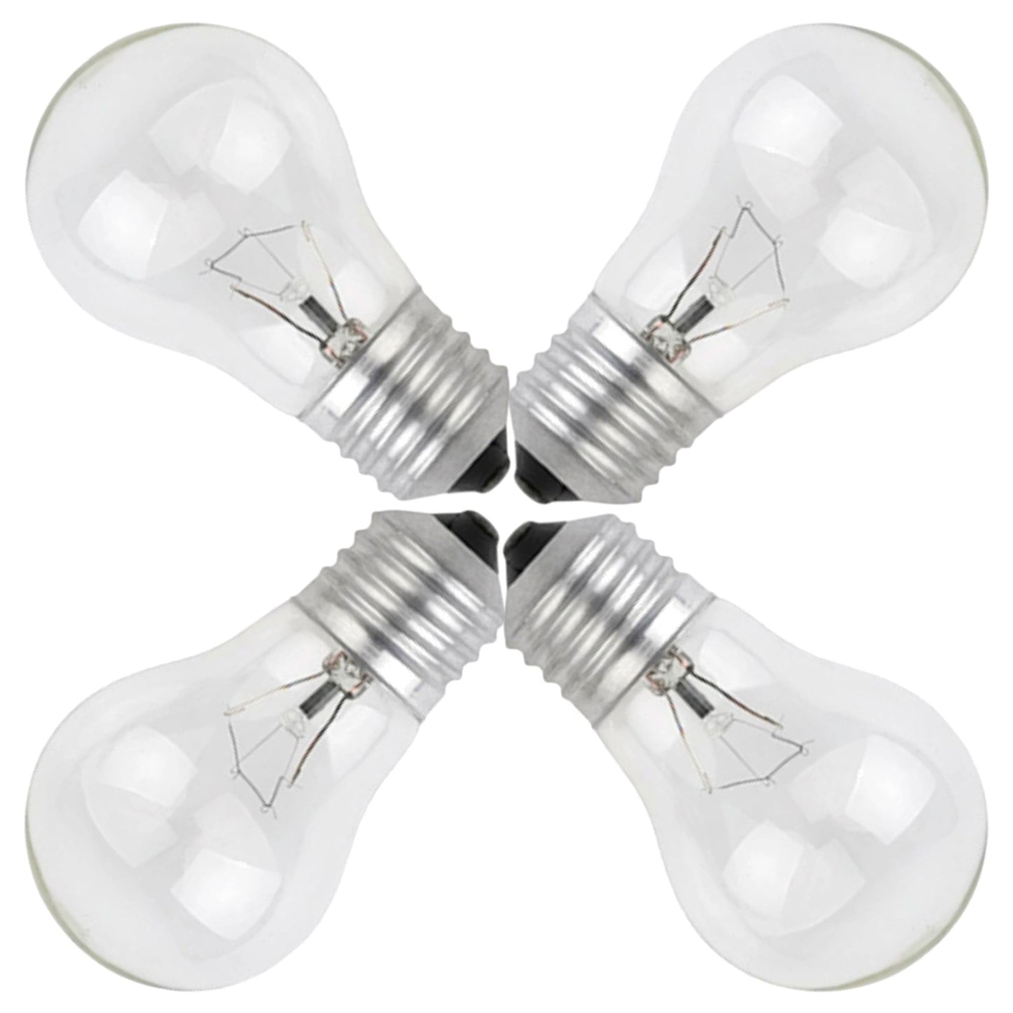 Foundation™ 60-Watt Incandescent Dimmable Light Bulb for Home Lighting - 2700K Soft White, E26 Medium Base - 4-Pack