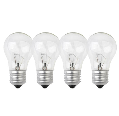 Foundation™ 60-Watt Incandescent Dimmable Light Bulb for Home Lighting - 2700K Soft White, E26 Medium Base - 4-Pack