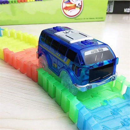Light Up Toy Car Track Accessories Racing Car with 5 Flashing LED Lights