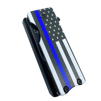 Lighter Holder and Spring Assisted Pocket Knife