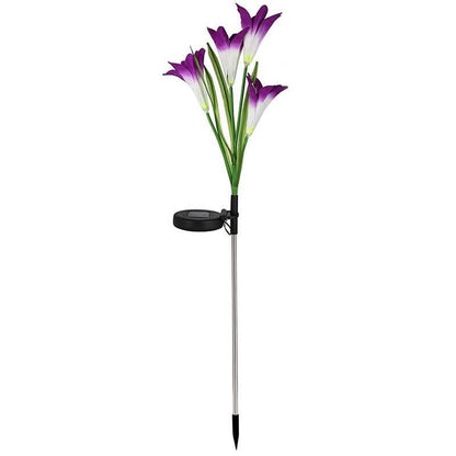 Lily Flower Multi-Color Changing LED Solar Powered Lights