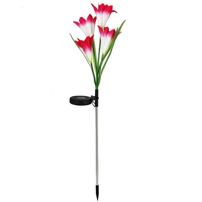Lily Flower Multi-Color Changing LED Solar Powered Lights